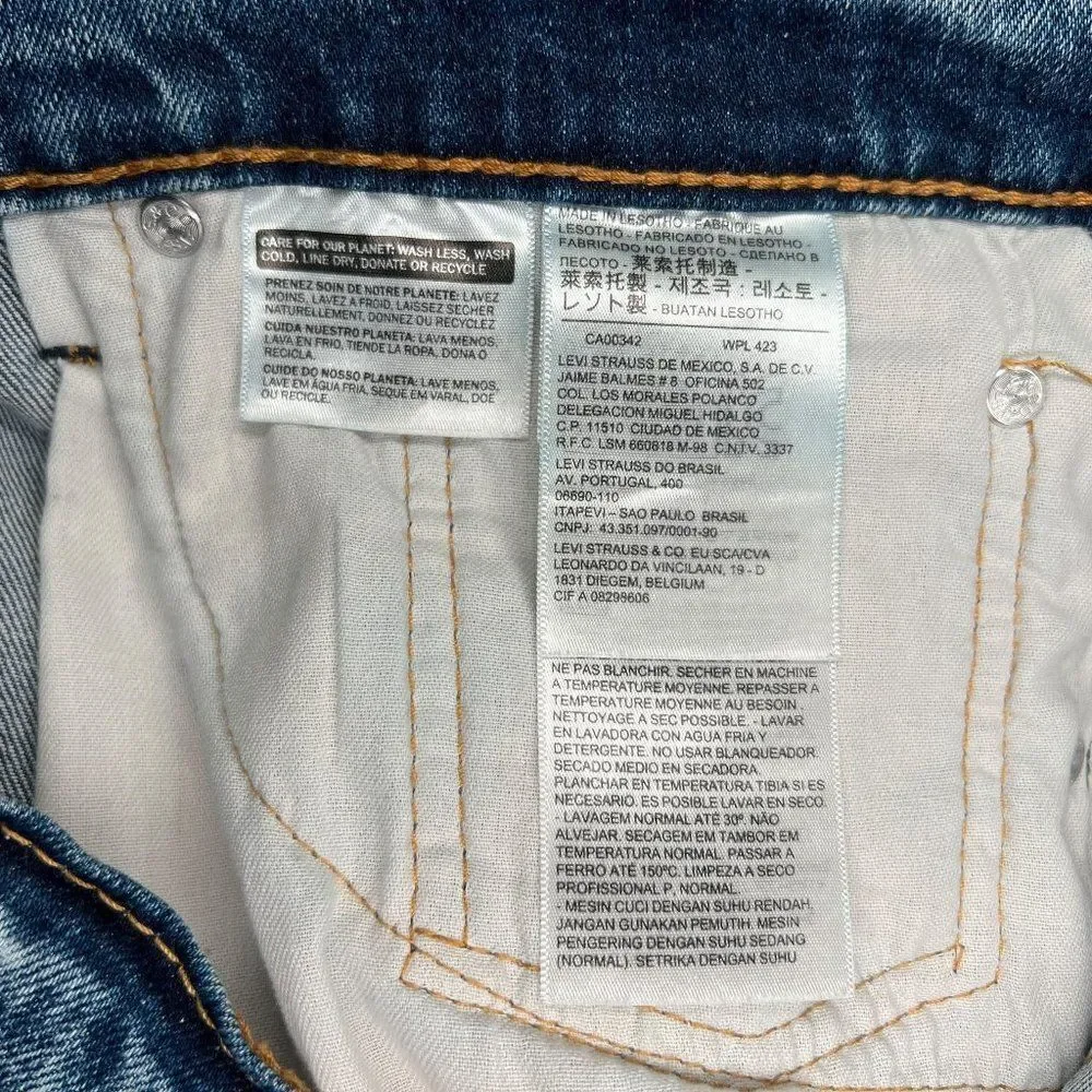 Levi's Men's Medium‎ Wash 505 Regualr Fit Jeans